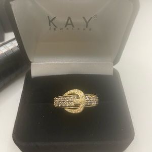Levian chocolate buckle ring